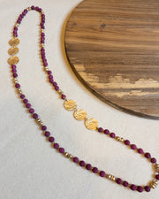 Collana Lunga Fucsia